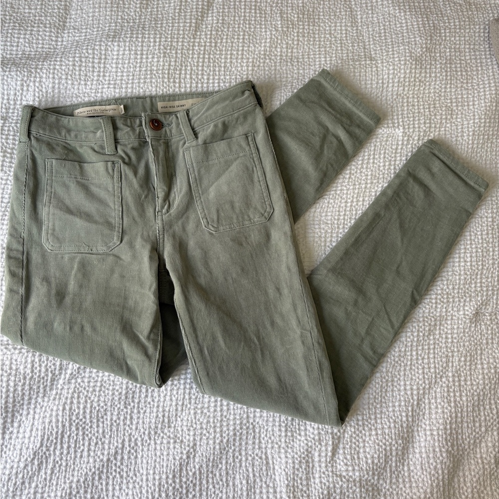 Pilcro and the letterpress by Anthropologie high rise skinny corduroy